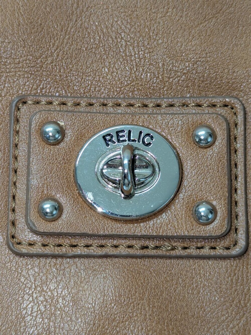 Relic (by Fossil) brown crossbody bag. EUC! - Picture 4 of 6